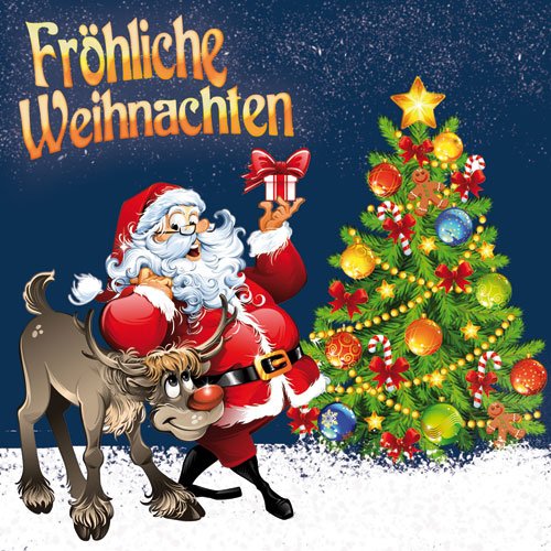 Немецкие открытки с Новым годом и Рождеством